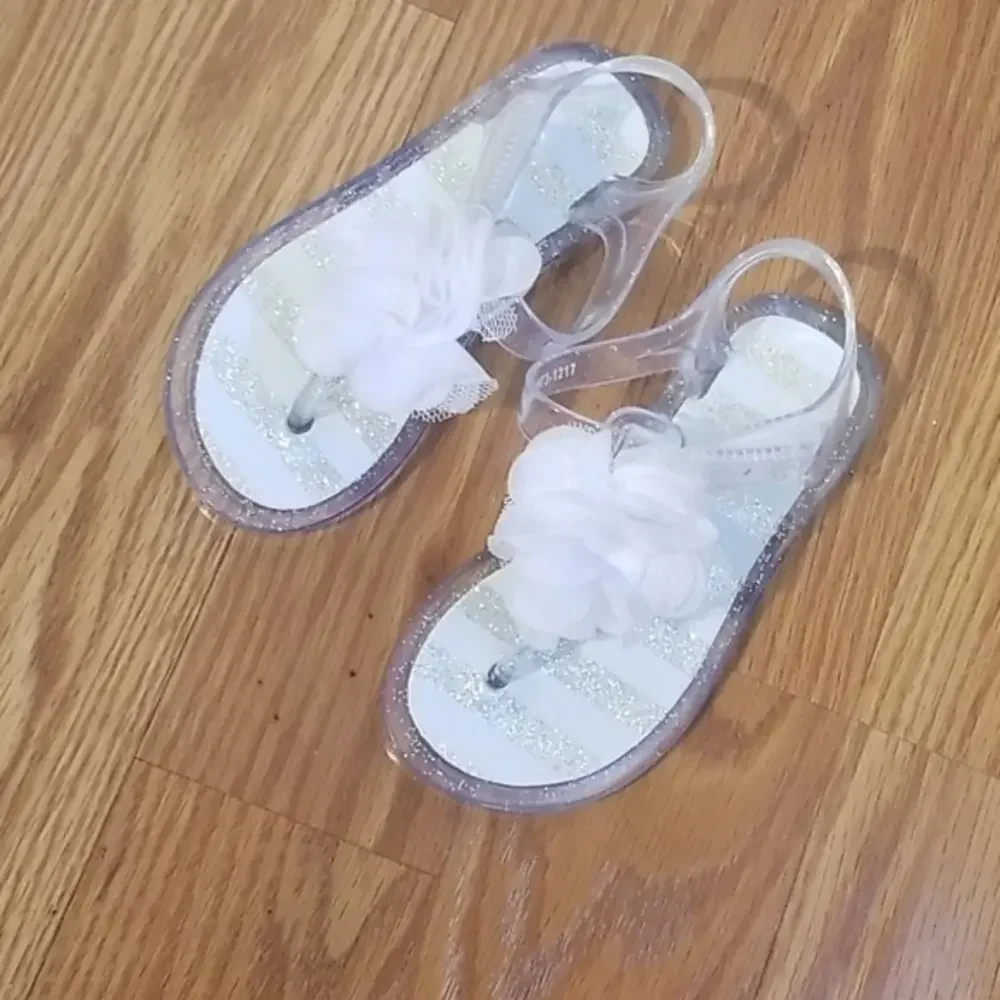 Clear jelly sandals‎ Toddler 7 new